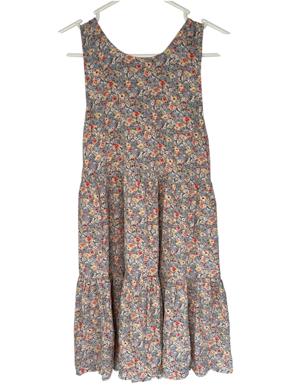 American Eagle Ditsy Floral Tiered Mini Dress Medium